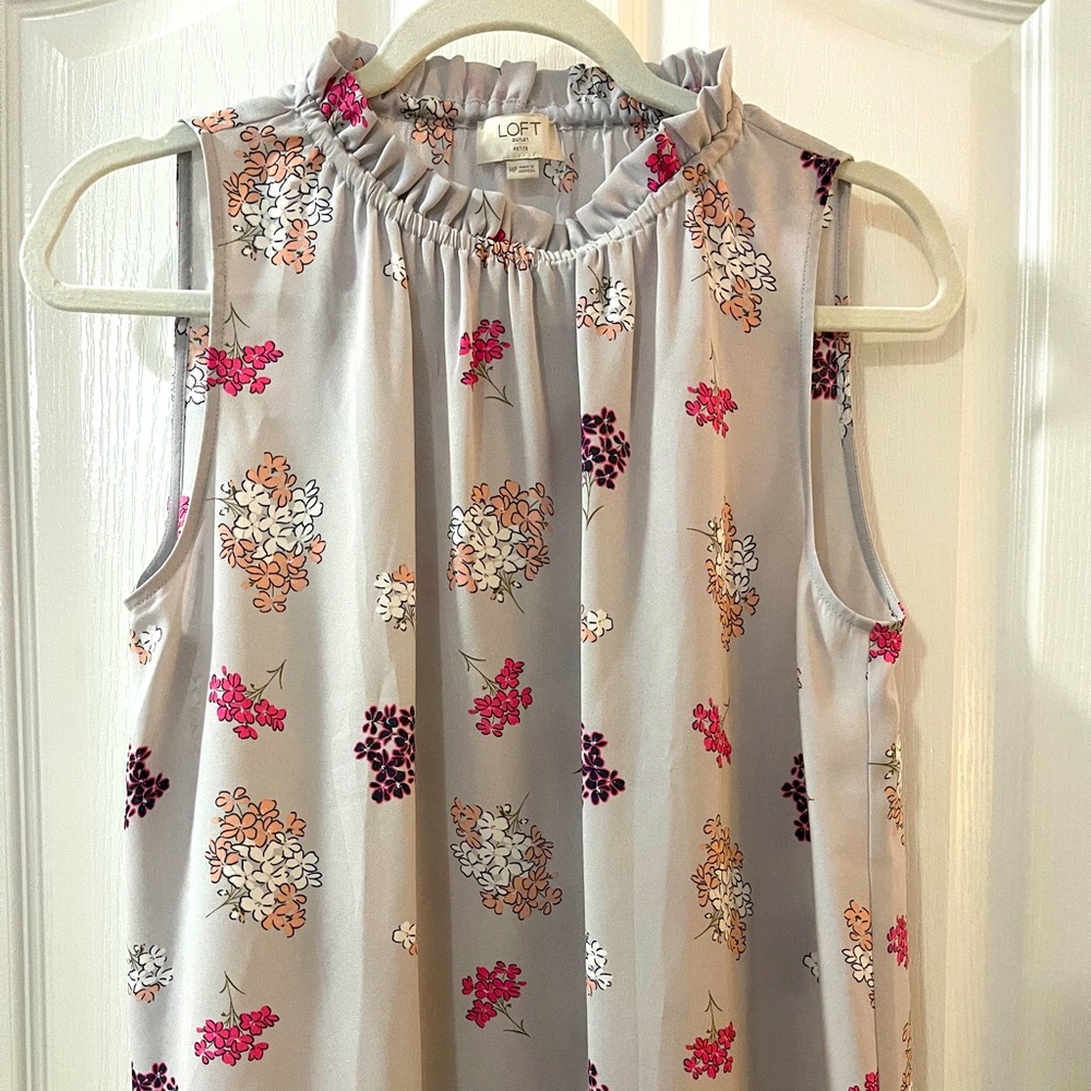 Cute floral tank top